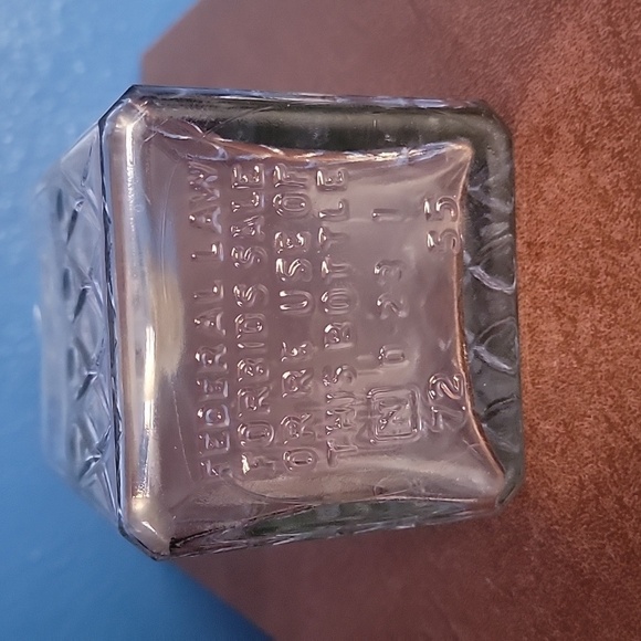 Vintage Glass Bourbon Decanter - Picture 5 of 5